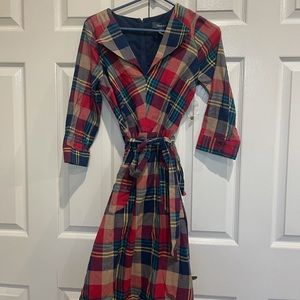 Never worn modcloth plaid dress